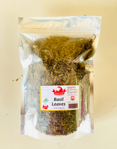 Dried Basil Leaves