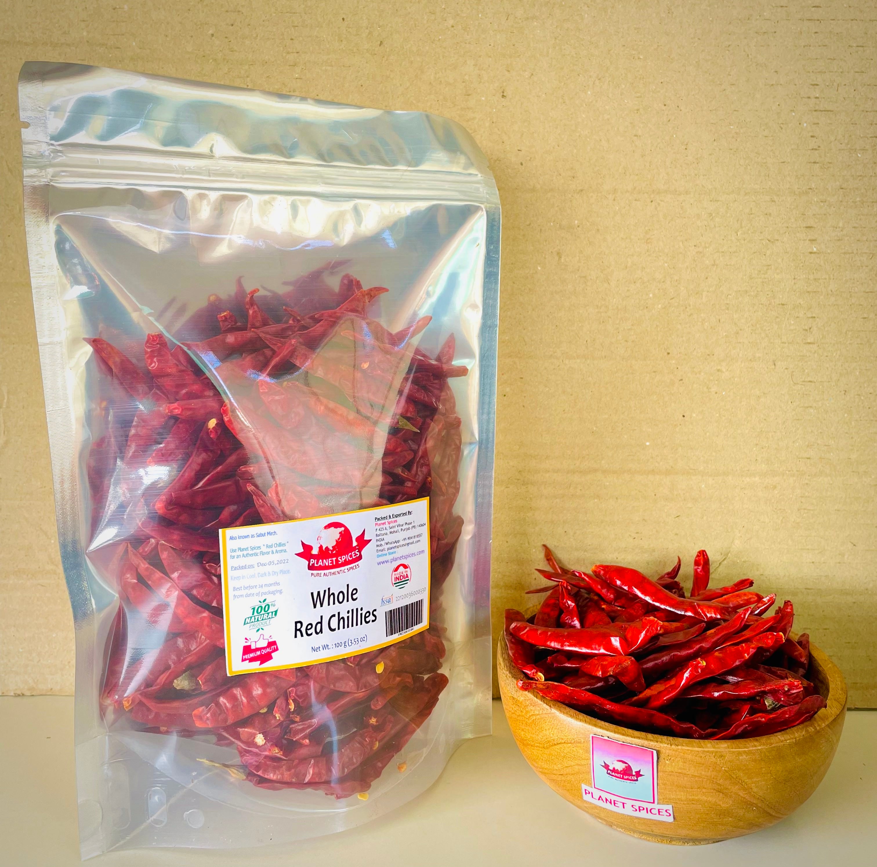 RED CHILLIES 1kg - GroSpace
